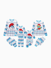 Passendes Familien-Pyjama-Set mit Weihnachtsmann-Print